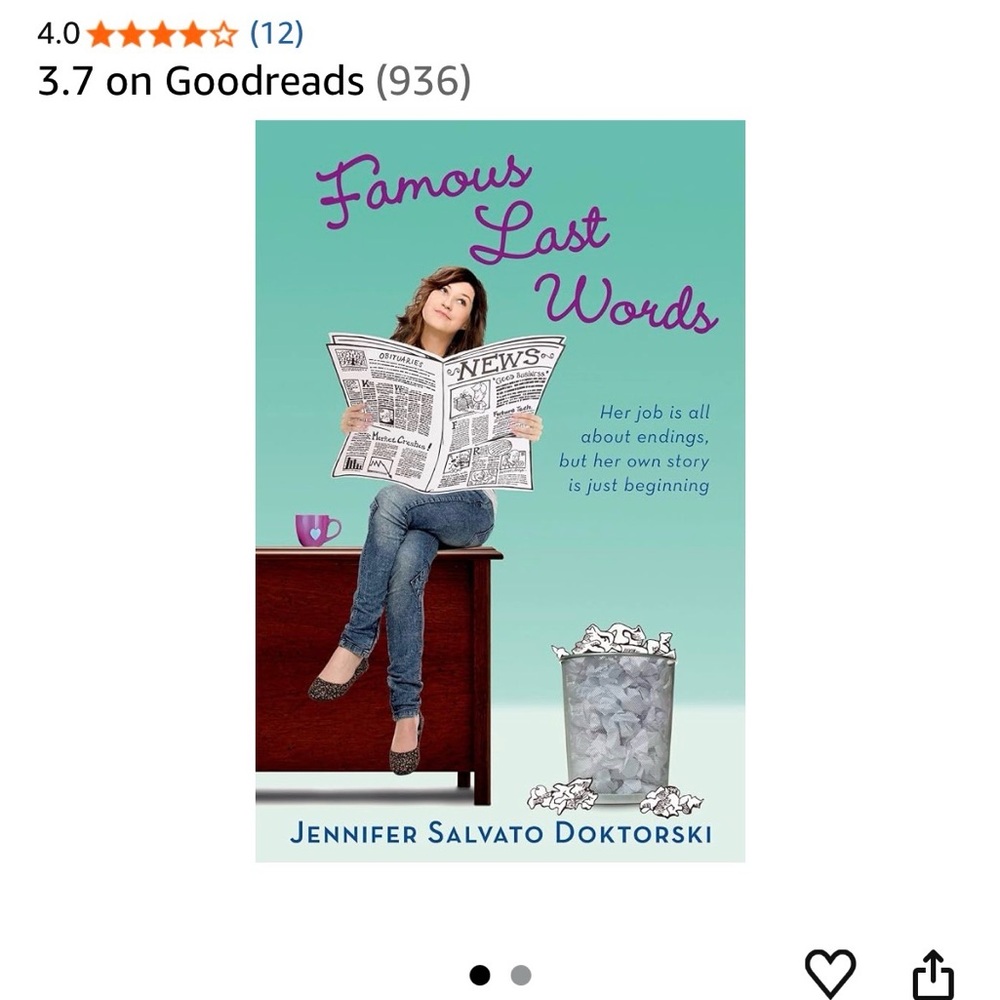 Famous Last Words Book